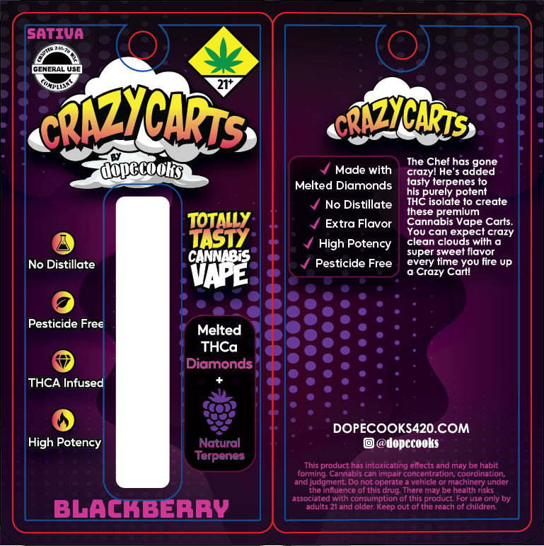 Dope Cooks Crazy Carts Vape