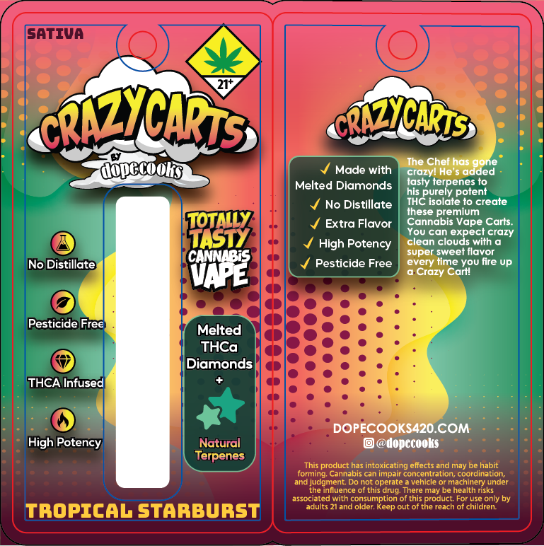 Dope Cooks Crazy Carts Vape