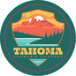 Tahoma Logo Round Label