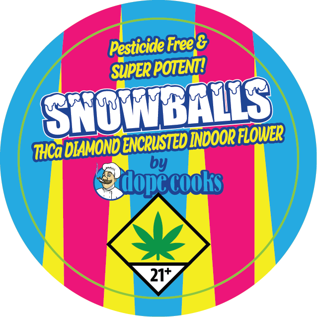 Dope Cooks Snowballs Jar Lid