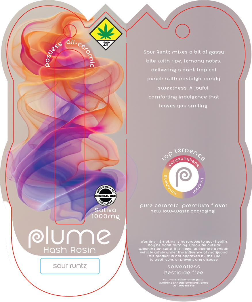 Plume Hash Rosin Disposable