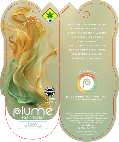 Plume Hash Rosin Disposable