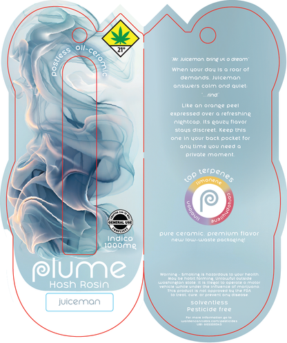 Plume Hash Rosin Disposable