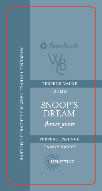 Washington Bud Company Flower Joint Label