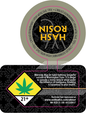Washington Bud Company Hash Rosin Labels