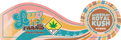 Luv It Farms 3.5g Label