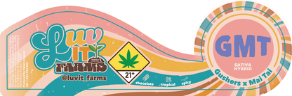 Luv It Farms 3.5g Label