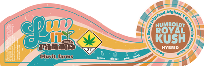 Luv It Farms 7g Label