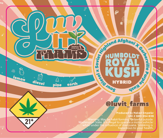 Luv It Farms 4 Pack Bag Label