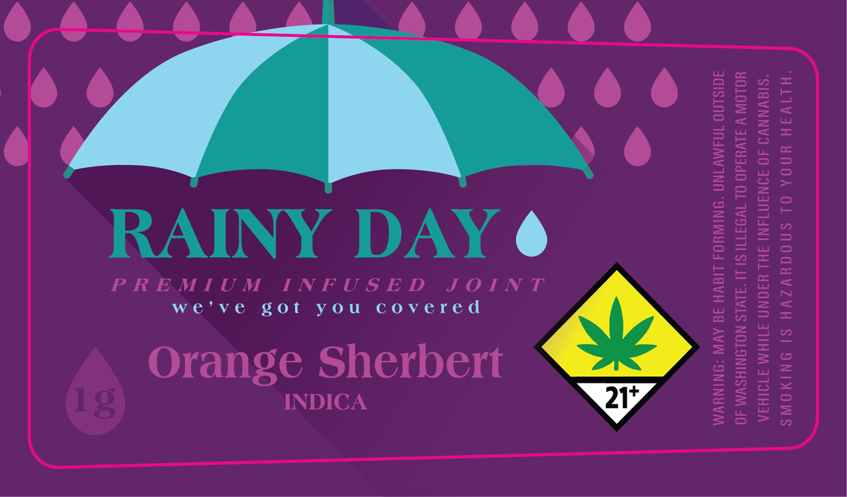 Rainy Day Joint Tube Labels
