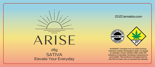 Arise 7g, 14g, 28g Label