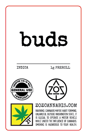 buds Joint Labels
